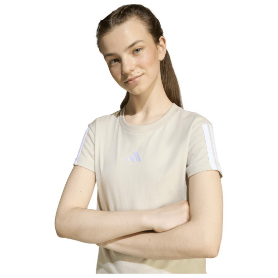 Adidas Παιδική κοντομάνικη μπλούζα Essentials 3-Stripes Cotton Tee